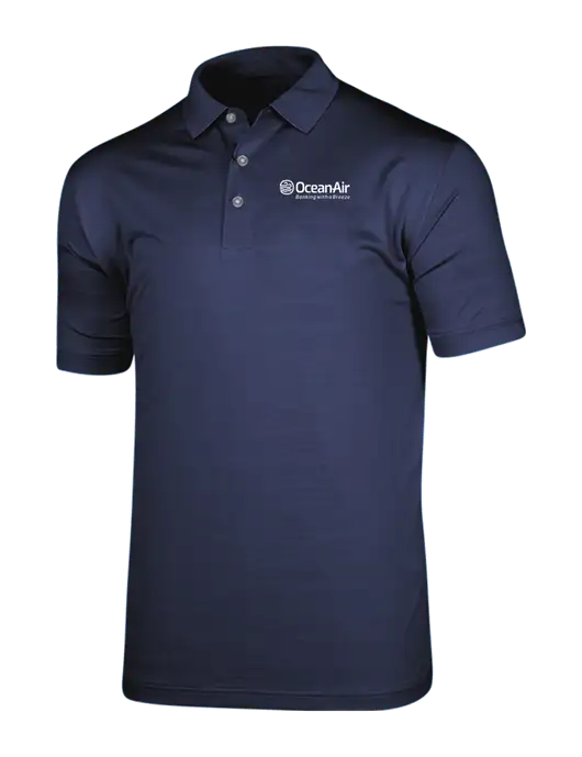 Callaway Vibrant Navy Ventilated Polo w/OceanAir Logo