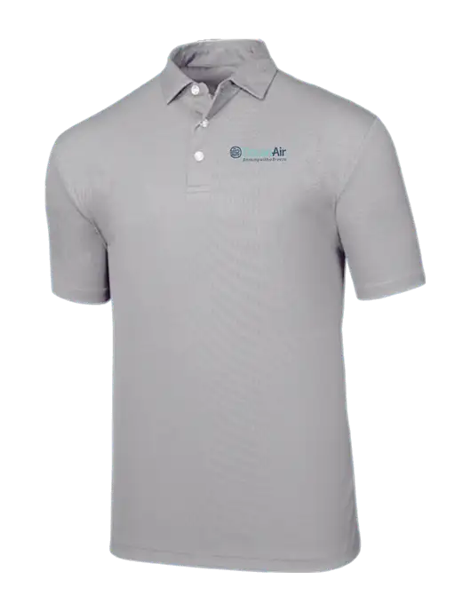 Callaway Birdseye Light Grey Polo w/OceanAir Logo
