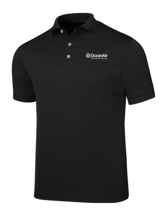 Callaway Ottoman Black Polo w/OceanAir Logo