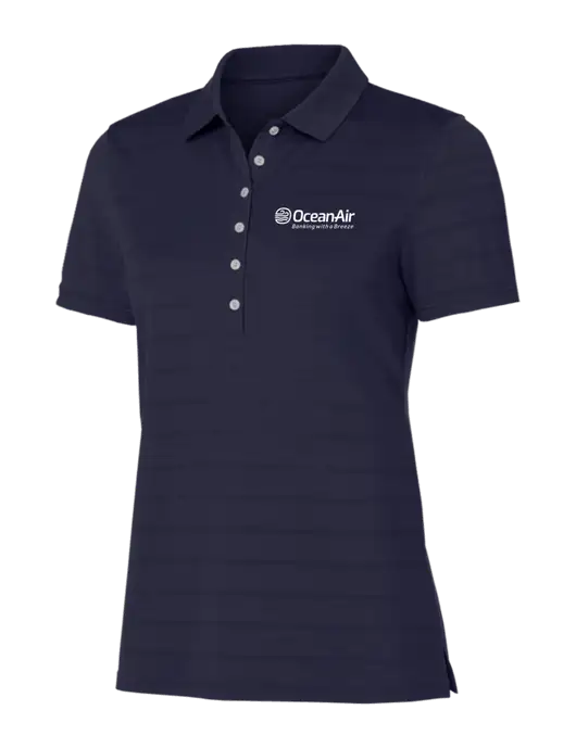Callaway Womens Navy Ventilated Polo w/OceanAir Logo