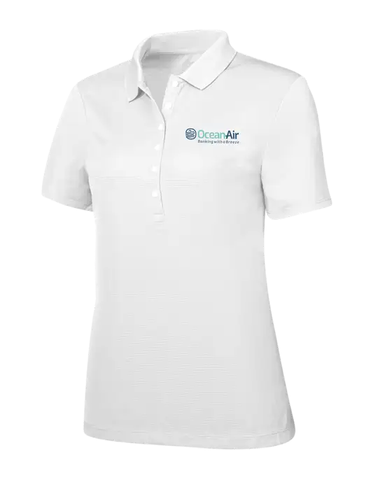 Callaway Womens Ottoman Bright White Polo w/OceanAir Logo