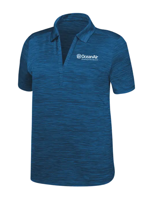 Callaway Womens Medium Slate Blue Broken Stripe w/OceanAir Logo