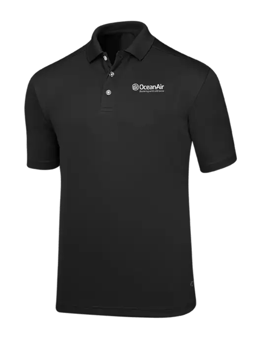 Callaway Core Black Performance Polo w/OceanAir Logo