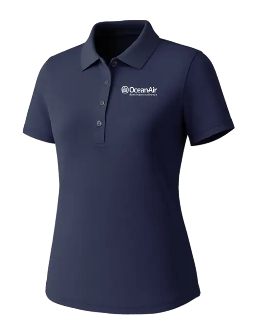 Callaway Womens Core Navy Performance Polo w/OceanAir Logo