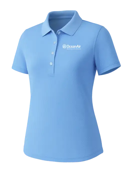 Callaway Womens Core Light Blue Performance Polo w/OceanAir Logo