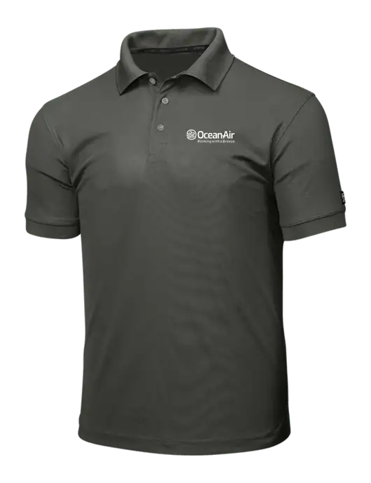 OGIO Medium Grey Caliber 2.0 Polo w/OceanAir Logo