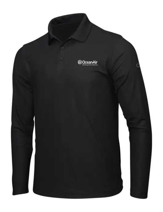 OGIO Blacktop Caliber 2.0 Long Sleeve Polo w/OceanAir Logo