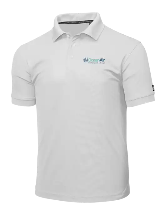 OGIO Bright White Caliber 2.0 Polo w/OceanAir Logo