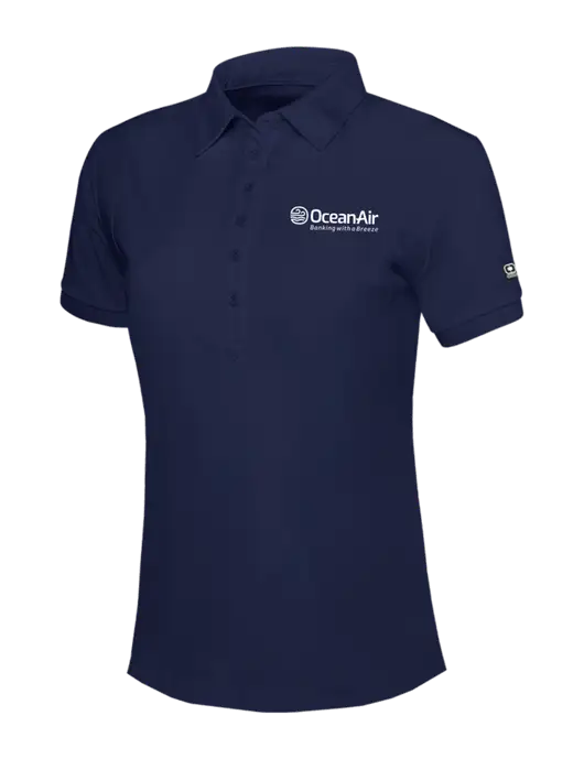 OGIO Womens Navy Jewel Polo w/OceanAir Logo