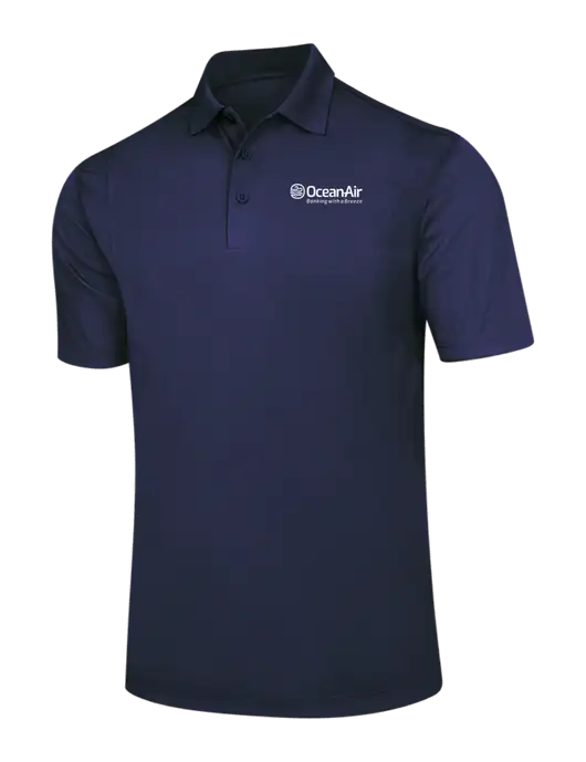Navy Micropique Sport-Wick Polo w/OceanAir Logo