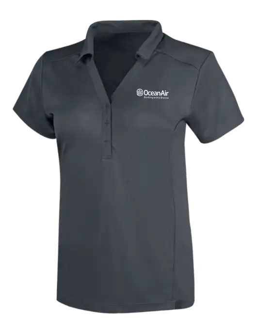 OGIO Dark Grey Womens Framework Polo w/OceanAir Logo