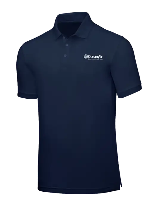 Navy Blue Core Classic Pique w/OceanAir Logo