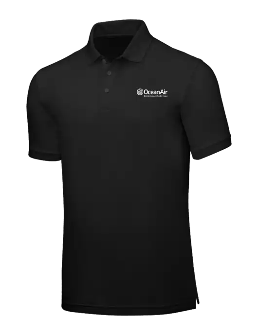 Black Core Classic Pique w/OceanAir Logo