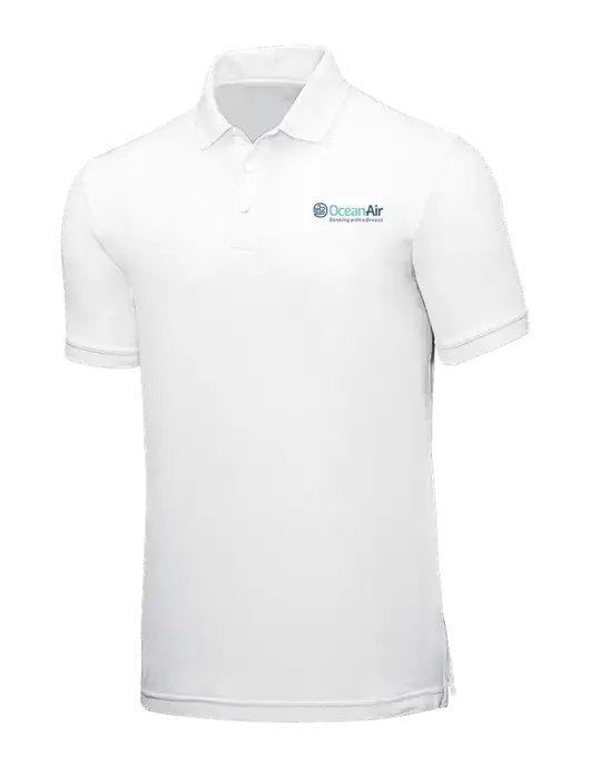 White Core Classic Pique w/OceanAir Logo