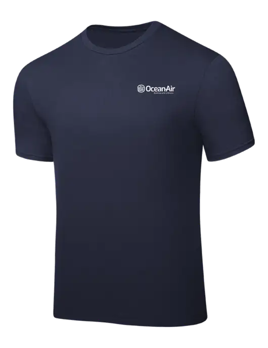 Navy PosiCharge Competitor Tee w/OceanAir Logo