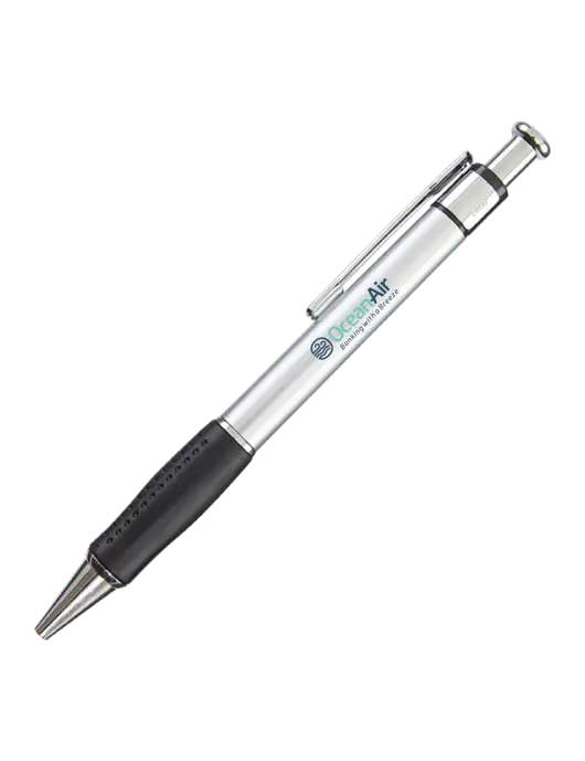 Malta Silver Pen - Black Ink w/OceanAir Logo