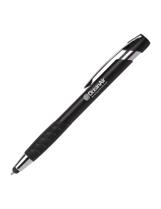 Alize Black Stylus Black Ink Pen w/OceanAir Logo