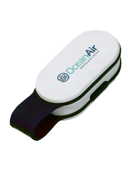 Magna Clip Black Personal Safety Light w/OceanAir Logo