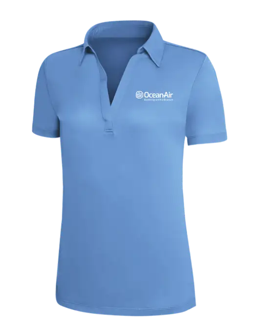 Carolina Blue Silk Touch Womens Performance Polo w/OceanAir Logo