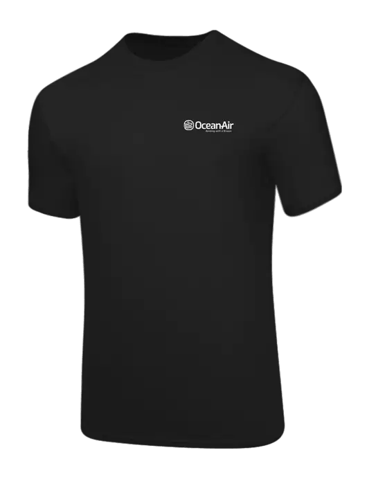 Core Blend Black T-Shirt w/OceanAir Logo