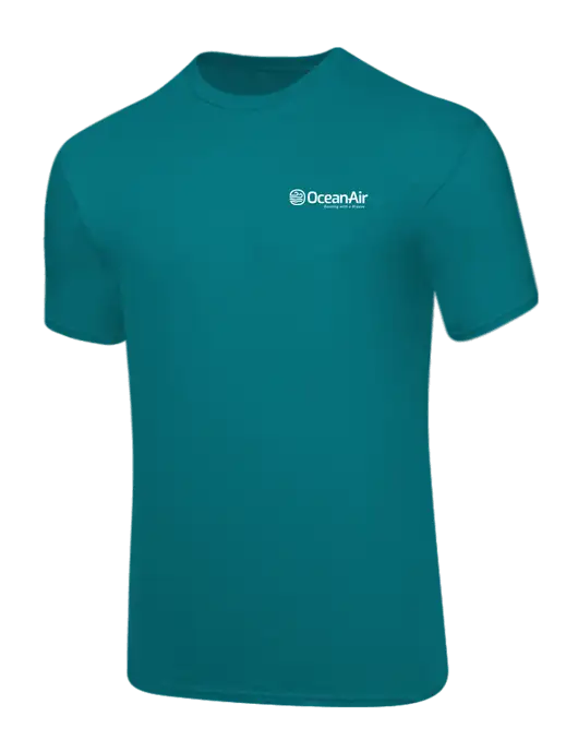 Core Blend Teal T-Shirt w/OceanAir Logo