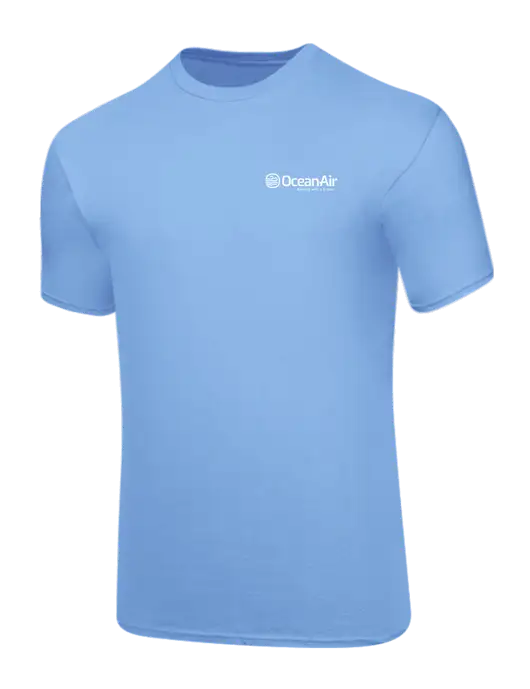 Core Blend Light Blue T-Shirt w/OceanAir Logo