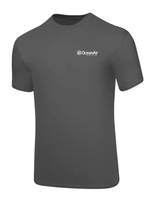 Core Blend Medium Grey T-Shirt w/OceanAir Logo
