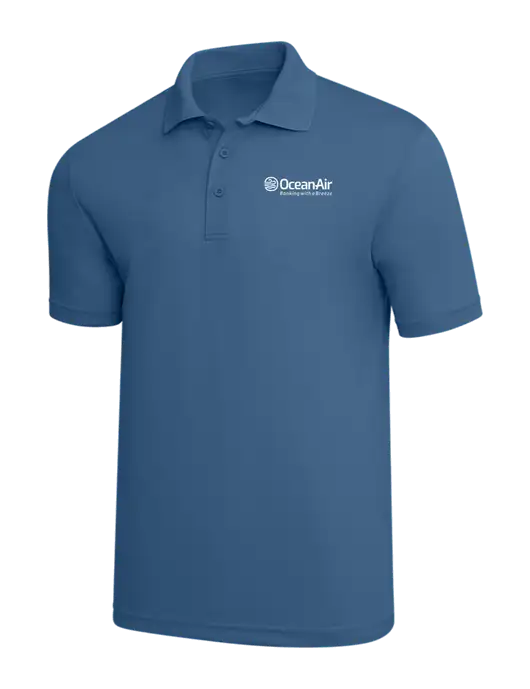 Slate Blue PosiCharge RacerMesh Polo w/OceanAir Logo