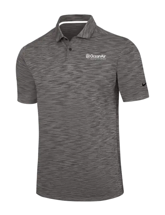 Nike Dark Grey Dri-FIT Vapor Space Dyed Polo w/OceanAir Logo
