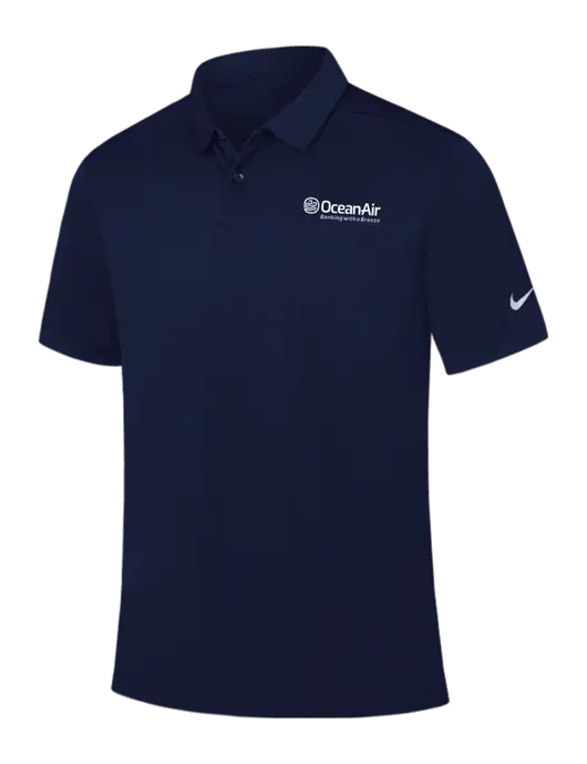 Nike Navy Dry Essential Solid Polo w/OceanAir Logo