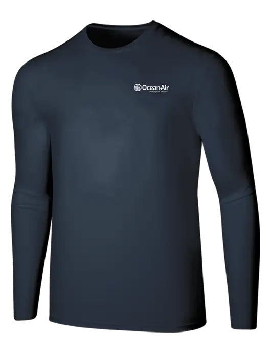 Seriously Soft Navy Long Sleeve T-Shirt w/OceanAir Logo