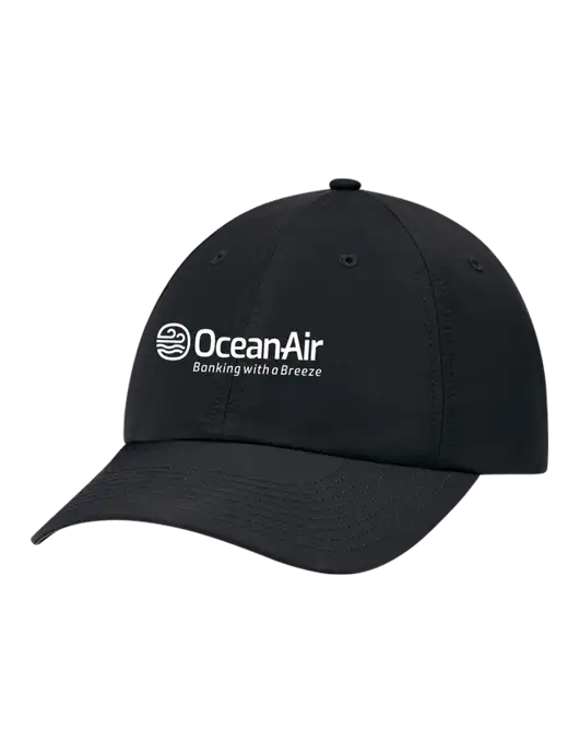 Richardson Relaxed Performance Lite Black Cap w/OceanAir Logo