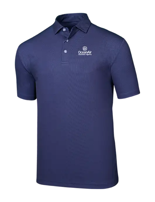 Callaway Birdseye Navy Polo w/Insurance Logo
