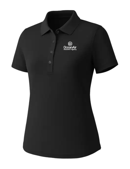 Callaway Womens Core Black Performance Polo w/Insurance Logo